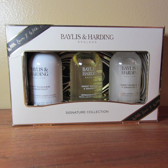 sweet mandarin & grapefruit lotion shower gel set Baylis & Harding NIB (W3912) - Picture 1 of 7